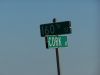 Tract # 1: This sign shows the location of the NW corner of the land.